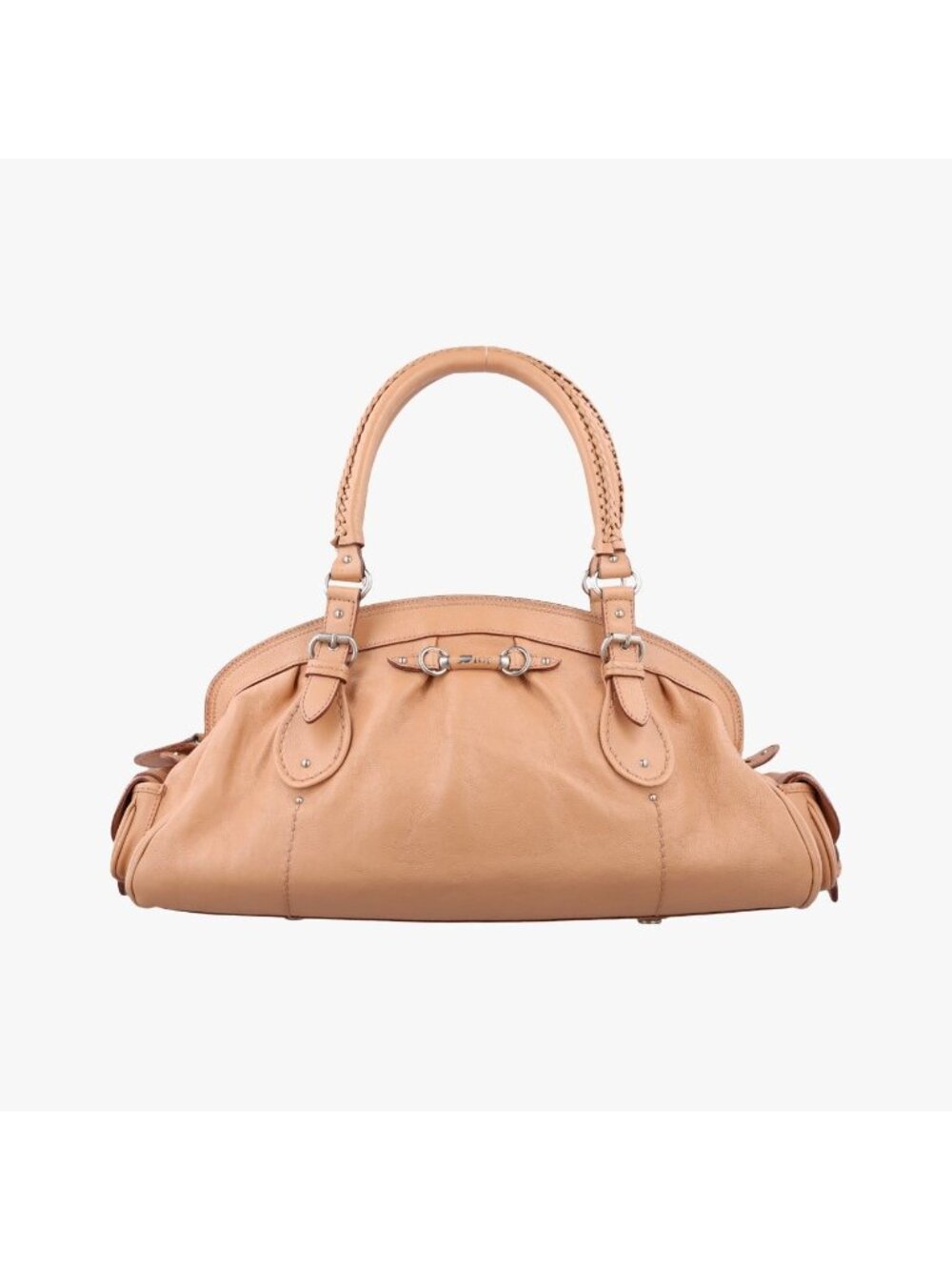 Dior My Satchel Beige Leather